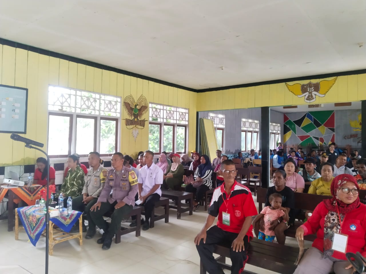 Suasana MPLS di SMA Negeri Tofoi, Rabu (16/7/2025).